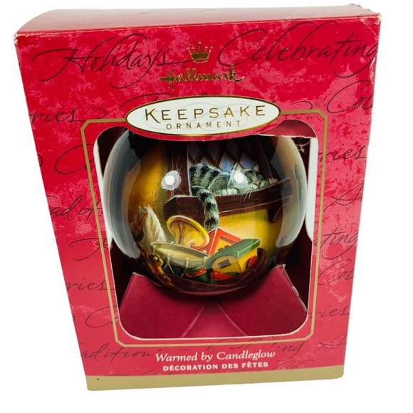 Hallmark Other - Hallmark Warmed by Candleglow Keepsake Ornament Box Wear Vintage Christmas 2000